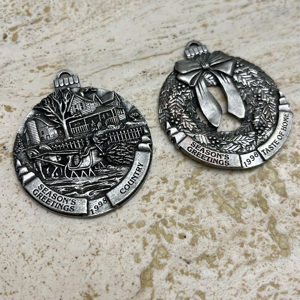 10 Vintage pewter ornaments | Country magazine Season’s Greetings - Picture 8 of 14